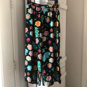 Vintage Gay Boyer silk palazzo pants
